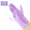Luvas de nitrilo para lavar louça na cozinha, duráveis, para limpeza doméstica, luvas de borracha femininas para tarefas domésticas, luvas curtas descartáveis à prova d'água
