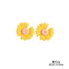 Accesorios de Resina de Margarita y Girasol de Colores Hechos a Mano DIY Pegamento Cremoso Funda de Teléfono Hebilla de Zapato Materiales para Accesorios de Cabello