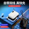 Batería Externa Super Rápida de 66W 10000 mAh Gran Capacidad Mini Cable Incorporado Pd Fuente de Alimentación Móvil Bidireccional Personalizada
