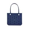 Bolsa de Furos Eva Simples Estilo Coreano Bolsa de Praia para Férias na Praia Acessórios DIY Armazenamento de Bolsa Tote Impermeável