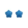 Color Gelatina Acrílico Estrella Estéreo Estrella de Cinco Puntas Colgante Accesorios para Joyería DIY Llavero Colgante para Pendientes