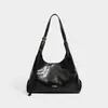 Bolso tote de alta gama nuevo para mujer, nuevo plisado para ir al trabajo, gran capacidad, piel suave, de un solo hombro, cruzado