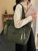 Bolso de Pana de Moda para Mujer 2026 Nuevo Modelo Bolso de Hombro Bolso Tote de Gran Capacidad Bolso de Mano Retro Bolso Casual de Axila