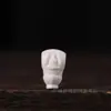 Tallado en hueso de camello aleta de tiburón de tres pasos Buda sin rostro accesorios de obra teatral cultural de tres pasos cabeza de mono estrella y luna accesorios de cuentas Bodhi Vajra piezas