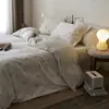 Nuevo Juego de Cuatro Piezas 2026 Algodón 100% Cepillado Sábana Funda de Almohada Funda Nórdica de Alta Densidad Juego de Tres Piezas Cálido Otoño e Invierno Ropa de Cama