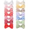 Horquilla infantil de color macarrón transfronteriza, pinza lateral para flequillo infantil, lazo todo incluido, accesorios para el cabello infantil 3730