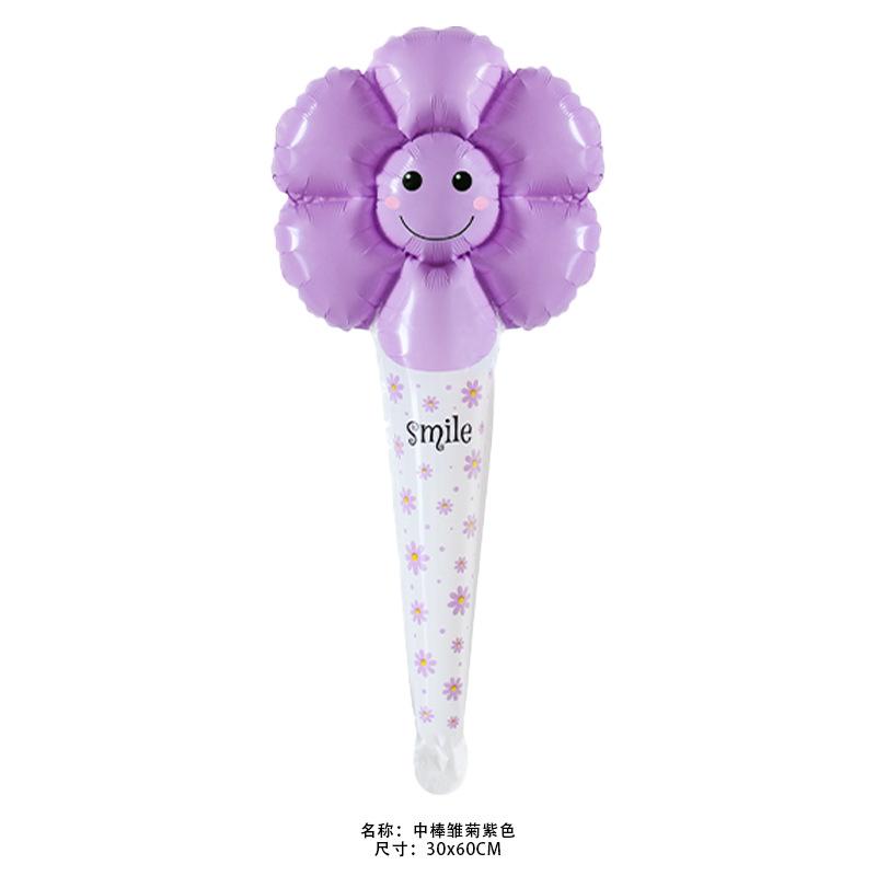 中棒雏菊紫色