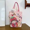 Bolsa de Lona Portátil, Bolsa de Regalo Souvenir de Primer Cumpleaños de Dibujos Animados para Niños, Bolsa de Lona Práctica para Llevar en la Mano para el Trabajo