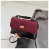 Bolso Rombo Pequeño Fragante Transfronterizo Nuevo Retro para Mujer Bolso Cuadrado Pequeño Portátil Bolso de Hombro Cruzado Casual Versátil de Moda
