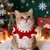 Decoración Navideña para Mascotas Ropa Babero Bufanda para Perro Gato Sombrero de Año Nuevo Vestido Collar Bufanda para Bichón