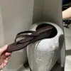 Chanclas "sensación de pisar excremento" ~ Nuevo estilo verano 2026 chanclas de tacón alto, versátiles y a la moda, chanclas de cuña con punta redonda para mujer