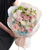 Papel de Flor de Papel con Pétalos Rasgados a Mano Papel de Regalo Fenghua con Estampado Estéreo Material de Papel Resistente al Desgarro Impermeable Papel de Regalo para Ramo Floristería