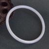 Pulsera de niña dulce de viento de vidrio imitación Jade Campana tintineante pulsera delgada anillo sin escalón con accesorios de ropa china para novias