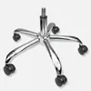 Accesorios para Sillas Giratorias: Ruedas, Base de Cinco Estrellas, Bandeja, Soporte, Cilindro de Gas, Base, Color Cromado