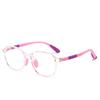 Nuevo espejo para niños anti luz azul luz plana sin alimentación Marco suave ovalado Gafas TR90 fabricantes lote espejo cruzado 5290