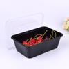Caja Rectangular Desechable Gruesa para Comida Rápida Comercial Barata para Llevar Apta para Microondas de Plástico Tazón con Tapa