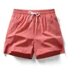 Pantalones Cortos para Hombre de Verano Transpirables de Seda Helada Color Sólido Pantalones de Tres Cuartos para Correr al Aire Libre Fitness Pantalones de Secado Rápido Pantalones Rectos de Playa