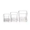 Plástico transparente especial para visualização de raízes de Phalaenopsis vaso de flor simples quadrado respirável adequado para sala de estar peitoril interno