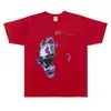 Camiseta Gráfica de Rostro de Miko Joven, Camiseta Oversize de Manga Corta Moda Hip-Hop para Hombre y Mujer, Camiseta Casual de Algodón para Hombre