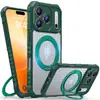 Adequado para Capa de Celular Apple 17 com Suporte Magnético Giratório Invisível, Capa de Celular Apple iPhone 17 Pro