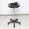 Estante de acero inoxidable para extensiones de cabello y teñido de salón, herramienta de almacenamiento de pelucas y postizos sin elevación, carrito profesional para peluquería de automóviles