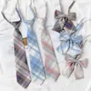 Traje de Pareja Estilo Japonés Jk Corbata de Moño Femenina Camisa Estilo Preppy Accesorios Corbata Estudiante Varón Uniforme Escolar Traje de Marinero Corbata de Moño