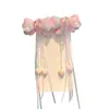 Par de Grampos Acessórios Super Fada Hanfu Grampos Antigos para Cabelo Infantis Acessórios de Cabelo com Borla de Bebê Princesa Grampo de Cabelo Estilo Chinês para Menininha