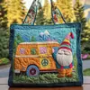2026 Nova Série de Ônibus Transfronteiriços Estampa Digital Bolsa Tote Acolchoada Fashion para Ombro