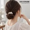 Nuevo Estilo Cadena de Perlas Luna Blanca Goma para el Cabello para Mujeres, Diadema de Gama Alta, Cuerda para el Cabello Elegante y con Estilo