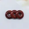 Directo de fábrica jade natural cristal 30mm hebilla de paz accesorios para joyería DIY collar de joyería significado anillo de paz