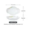 Prato Redondo Comercial Prato de Comida Chinesa Prato Quente Prato de Prato Frio Espessado Resistente a Quedas Porcelana de Imitação Melamina Louça Banquete Banquete Restaurante