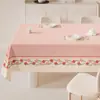 2026 Novo Estilo Fresco e Simples Jogo Americano, Impermeável, à Prova de Óleo, Resistente ao Calor, Toalha de Mesa Lavável para Uso Doméstico, Capa de Mesa de Centro de PVC Estilo Ins