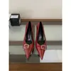 2026 Nova Moda Feminina Europeia e Americana Elegante Bico Fino Salto Agulha Pumps para Mulheres