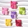 Accesorios de Resina Multicolores Brillantes de Dibujos Animados con Letras de Amor para DIY en Pinzas para el Cabello, Fundas de Teléfono, Botellas de Agua y Adornos para el Cabello al por Mayor
