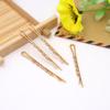 Presilha de onda dourada com clipe de suporte 5,5 cm clipe de torção DIY joias presilha de cabelo Acessórios Atacado