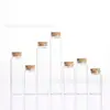 Botellas con Tapón de Corcho de 37 mm, Tubos de Vidrio de Borosilicato Transparente, Botellas para Empaque de Cordyceps al por Mayor, Botellas para Derivar Deseos