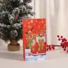 Sacola de Presente Sacola de papel Kraft Sacola de Presente de Natal Bolsa de Mão com Personagem de Desenho Animado de Natal Embalagem para Doces Véspera de Natal