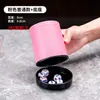 Copo de Dados Silencioso de Couro com Base para KTV Boate Bar Copo de Dados Reto com Toque Suave