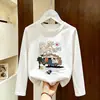 Camiseta Base Casual Fina para Niños, Camiseta de Manga Larga de Otoño para Niños, Nuevo Estilo Primavera y Otoño 2026, Top de Algodón Puro para Niños Mayores