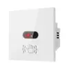 Interruptor de Sensor de Onda Infrarroja para Pared Inteligente Wifi Tuya Panel Táctil Sin Contacto Interruptor de Sensor con Control Remoto Estándar UK/EU
