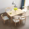 Mesa de jantar aluguel para eventos casa de aluguel lanchonete fast food lanche da manhã mesa e cadeiras de jantar loja de milk tea e café mesa e cadeiras de jantar comerciais um conjunto