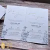Impresión Tipográfica con Estampado en Caliente Estilo Americano Fino y Técnicas de Grabado Tipográfico para Invitaciones de Boda Personalizadas