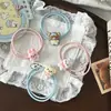 Pijama de Banda de Goma Doble Fina, Ligas para el Cabello de Oso y Conejo Lindos, Cuerda para Cola de Caballo Femenina, Dulces y Suaves Accesorios para el Cabello de Dibujos Animados para Mujeres