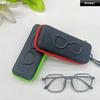 Estuche para Gafas EVA Gancho Universal Exquisito Color Caramelo Cierre Cremallera Moda Portátil Espejo Cercano Estuche para Gafas de Sol
