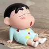 Soporte para teléfono Crayon Shin-chan, un soporte para teléfono lindo y práctico para gente perezosa, un encantador adorno de escritorio, un modelo de figura y un regalo de moda