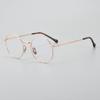 Gafas Retro de Personalidad Unisex de Titanio Puro Modelo Mismo que Xiaohongshu Th22001 para Miopía con Graduación y Protección contra Luz Azul