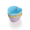 Taza de Silicona para Dulces, Pastel, Magdalenas, Molde para Hornear a Alta Temperatura, Molde para Hornear Chocolate, Venta al por Mayor, Donas