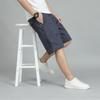Pantalones Cortos de Algodón para Hombre Pantalones Cinco Puntos Verano Estampado Moderno Suelto Ropa Exterior Playa Largo Medio Talla Grande para Casa
