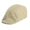 Sombrero tipo Bailey versión coreana para hombres de mediana edad y mayores, gorra de lino de verano, malla transpirable, gorra progresiva, pintor británico