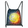 Equipo de Fútbol Baloncesto Paquete Mochila de Bolsillo Zapatillas de Entrenamiento Almacenamiento Gran Capacidad Estudiante Portátil Bolsa de Fútbol Almacenamiento para Estudiantes
